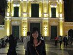 Sonya infront of St. Dominic’s Church